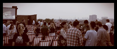 Cocktails at the Rooftop Film Club Peckham 