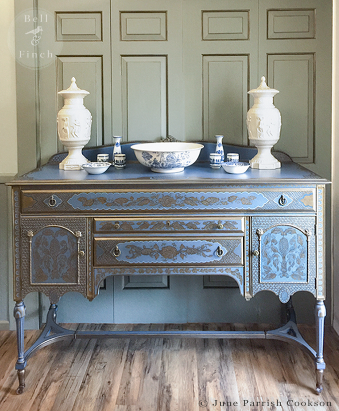 Persian Inspired Credenza Bell Finch