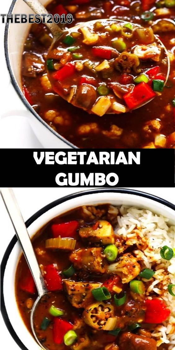 VEGETARIAN GUMBO Healthy Snacks Dairy Free