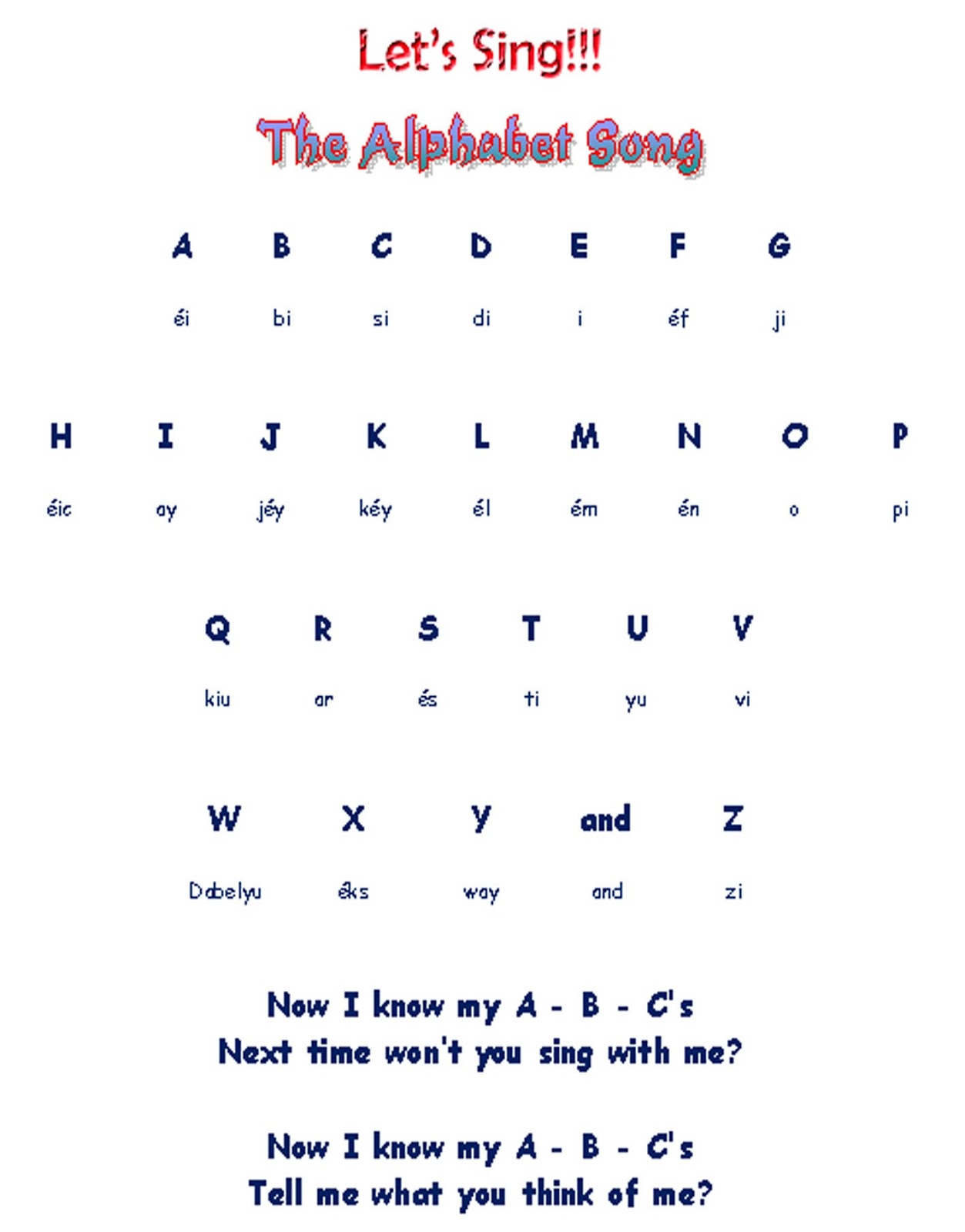 BELAJAR BAHASA INGGRIS THE ALPHABET SONG | Belajar Membaca Menulis