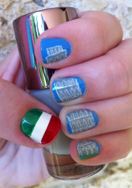 Miscellaneous Manicures: Leaning Tower of Pisa Italian Nails - This ...