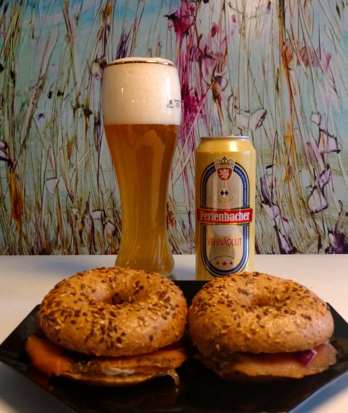 Kerrosvoileipä ja olut osa 5 Bagel, lox & schmear