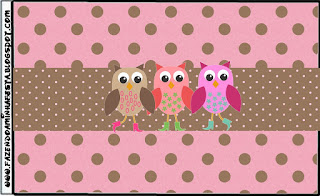 Owls with Boots: Free Printable Quinceanera Candy Bar Labels.