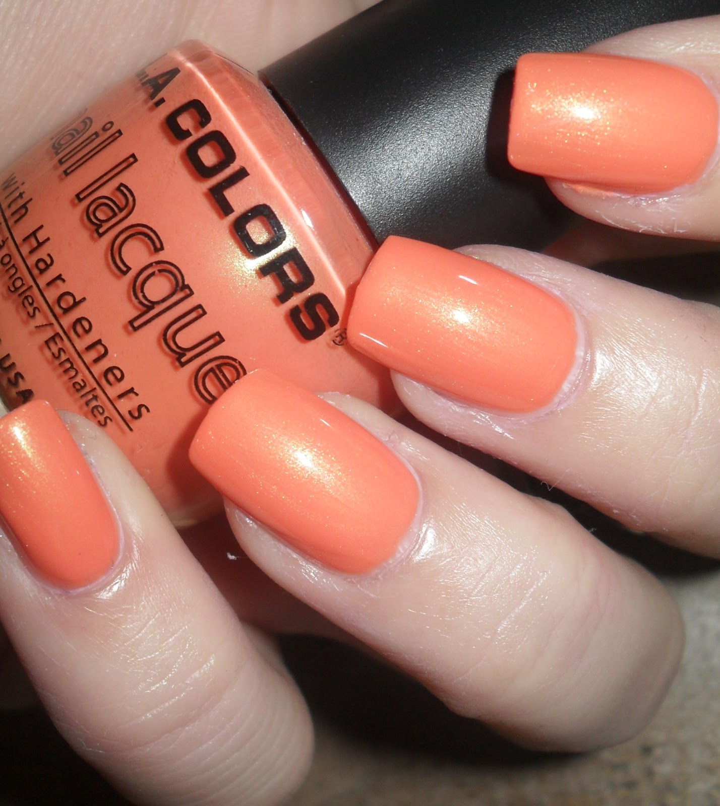 Cutetickle Nails L.A Colors Apricot