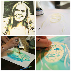 watercolor portrait easy portraits things paintings watercolors masking watercolour painting fluid water paint dosmallthingswithlove self collage brush colors fine supplies