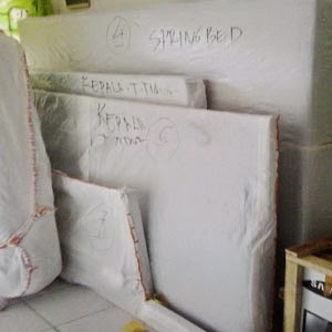 Pengiriman springbed di Medan. Jasa kirim springbed di Medan.