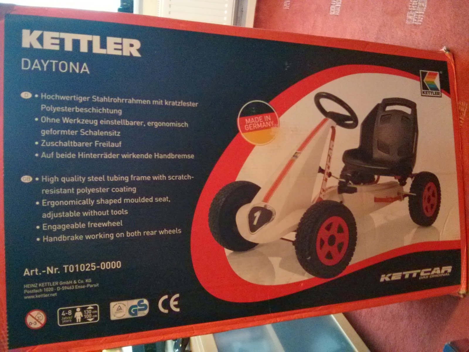 Kettler Daytona Pedal GoKart Review