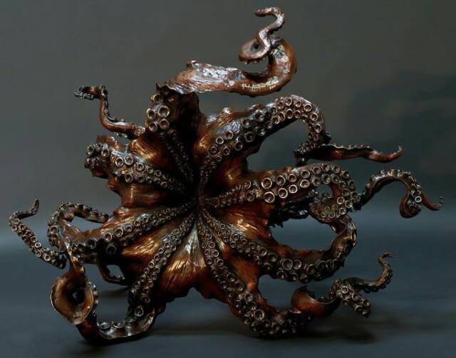 Everything Octopus: Bronze Octopus Sculptures by Kirk McGuire