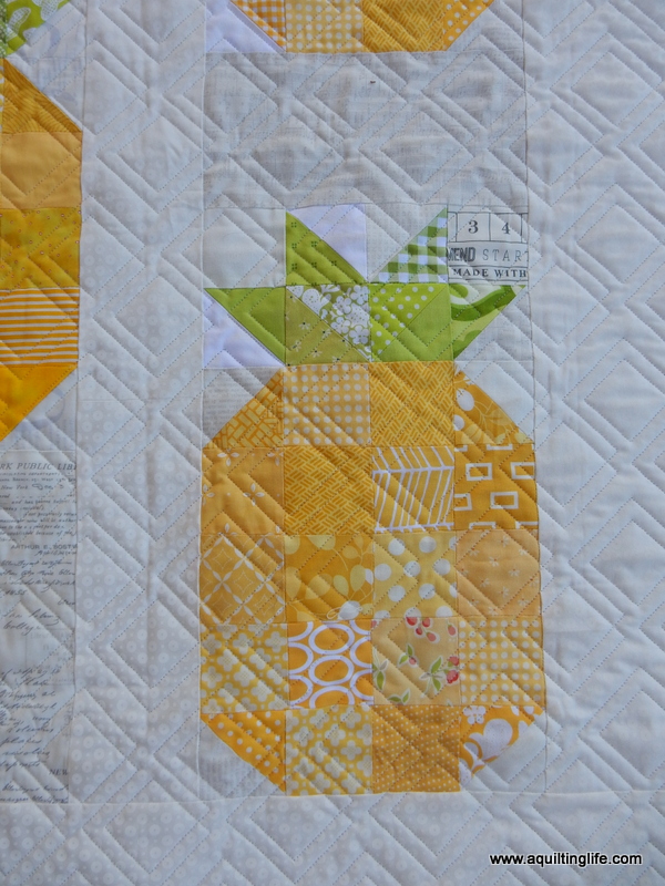 Pineapple Quilt Finish A Quilting Life a quilt blog