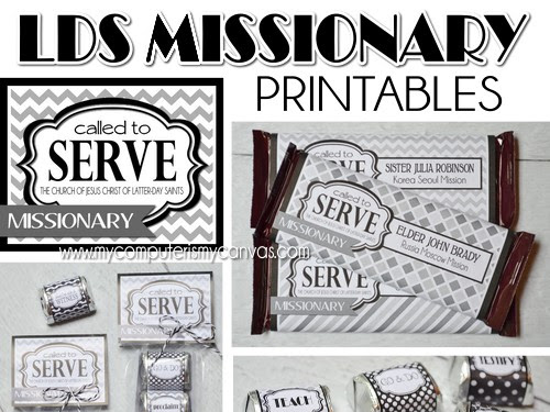 {NEW!} LDS MISSIONARY Printables!