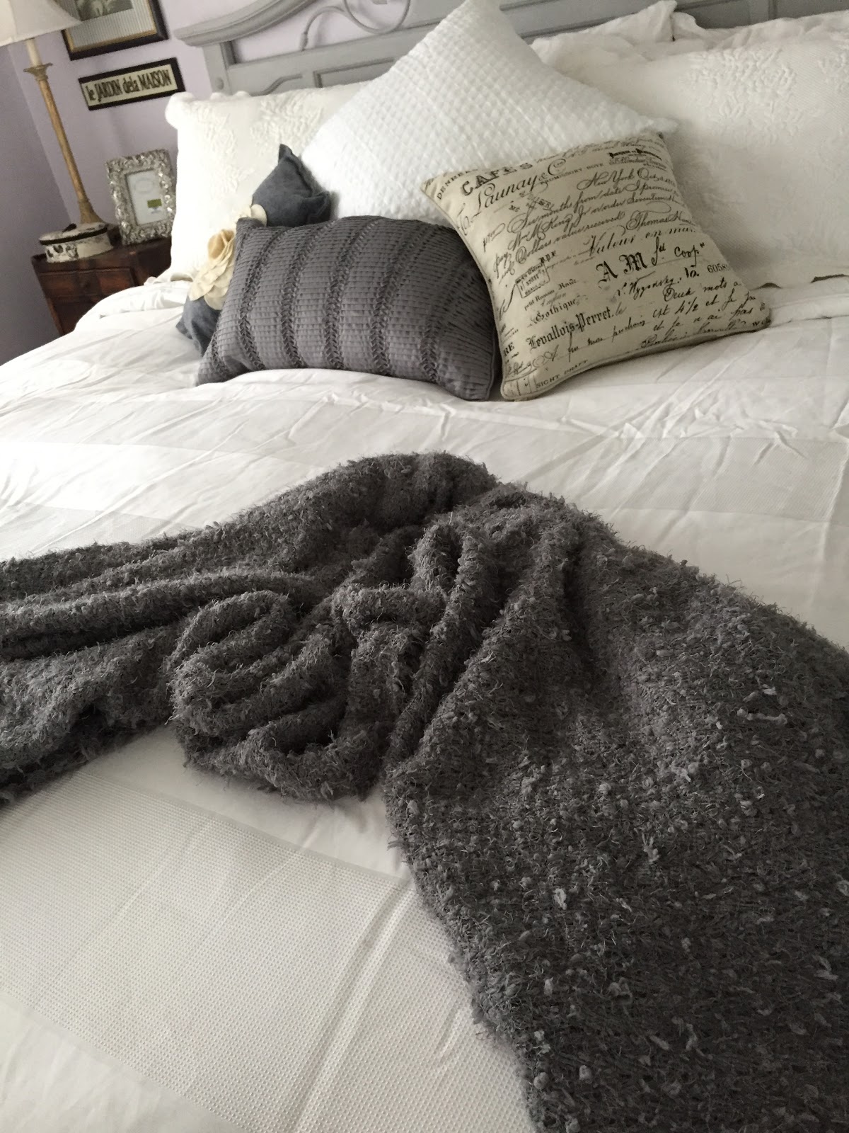 Grey Throw Master Bedroom Makeover The Style Sisters