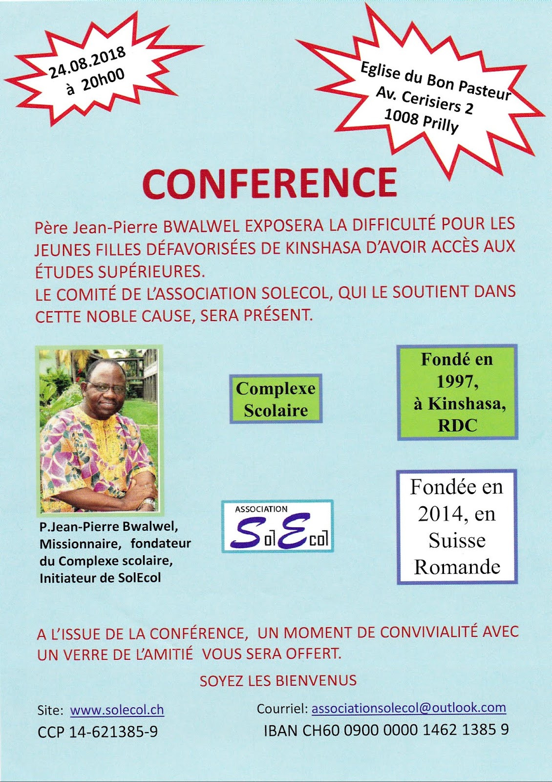 Conférence: misère à Kinshasa !