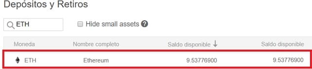 saldo ethereum en binance saldo ethereum en binance