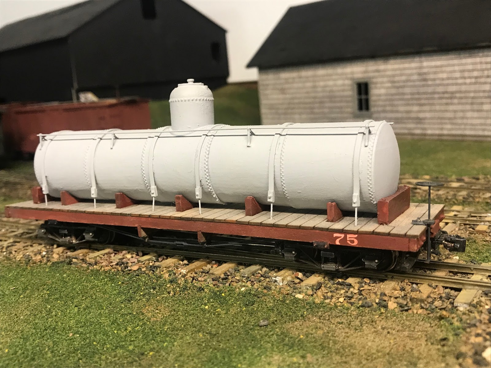 Modeling Narrow Gauge WW&F On2 Tank Car Kit Completion
