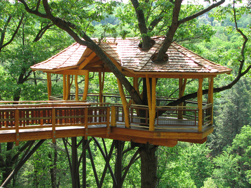 Pictures of Tree Houses and Play Houses From Around The World, Plans ...