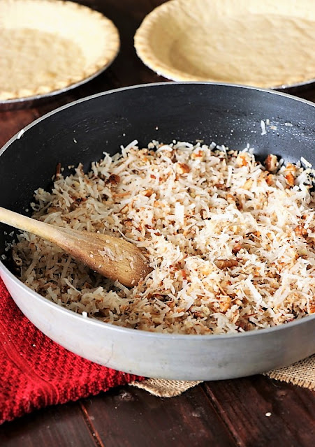 Toasted Coconut and Pecans for Frozen Coconut Caramel Pie Image