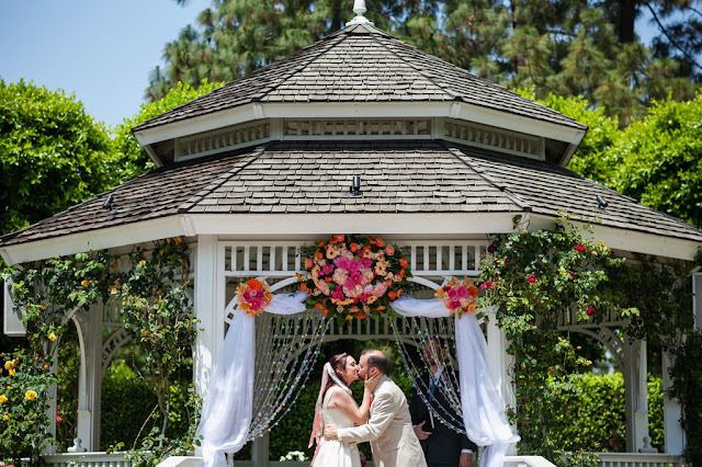 Disneyland Wedding - Rose Court Garden