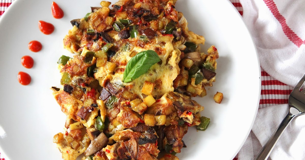 Potatoes-Champignon-Omelette