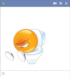 Pooping Smiley - WC Emoticon