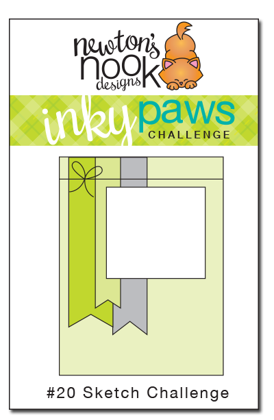 Inky Paws Challenge #20 - Sketch Challenge | Newton's Nook Designs
