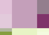Mauve Mist сиреневая дымка Контрастная (комплиментарная) палитра Осень-зима 2014 Pantone модные популярные цвета