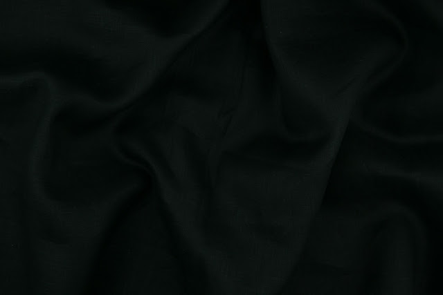 Black Handkerchief Linen Fabric