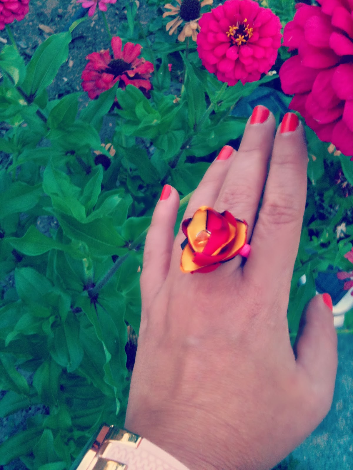 Tailor Spy : Autumn rose ring!