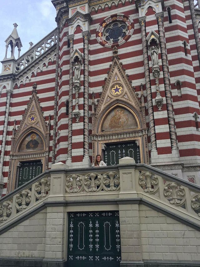 Holy Mother of Carmen church in Bogota, Colombia