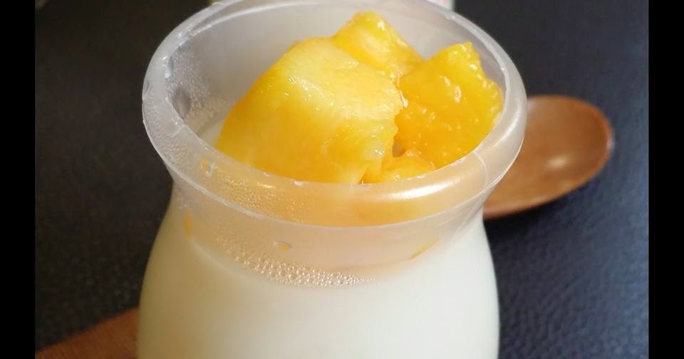 soya bean jelly top up with mango Baking's Corner