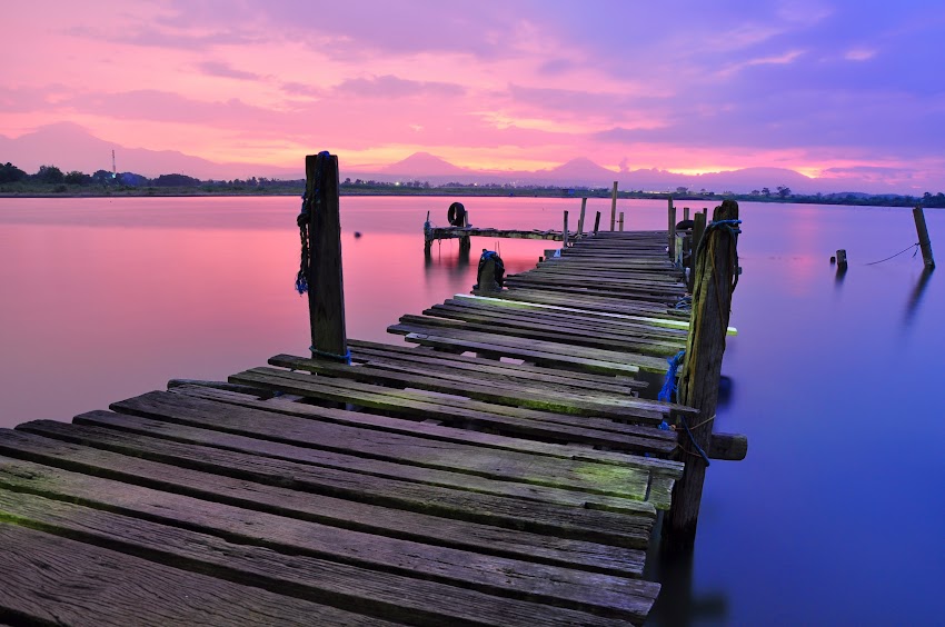 Dock Sky Water Dock Sky Water