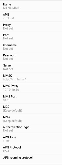 MTNL MMS Settings for Android/