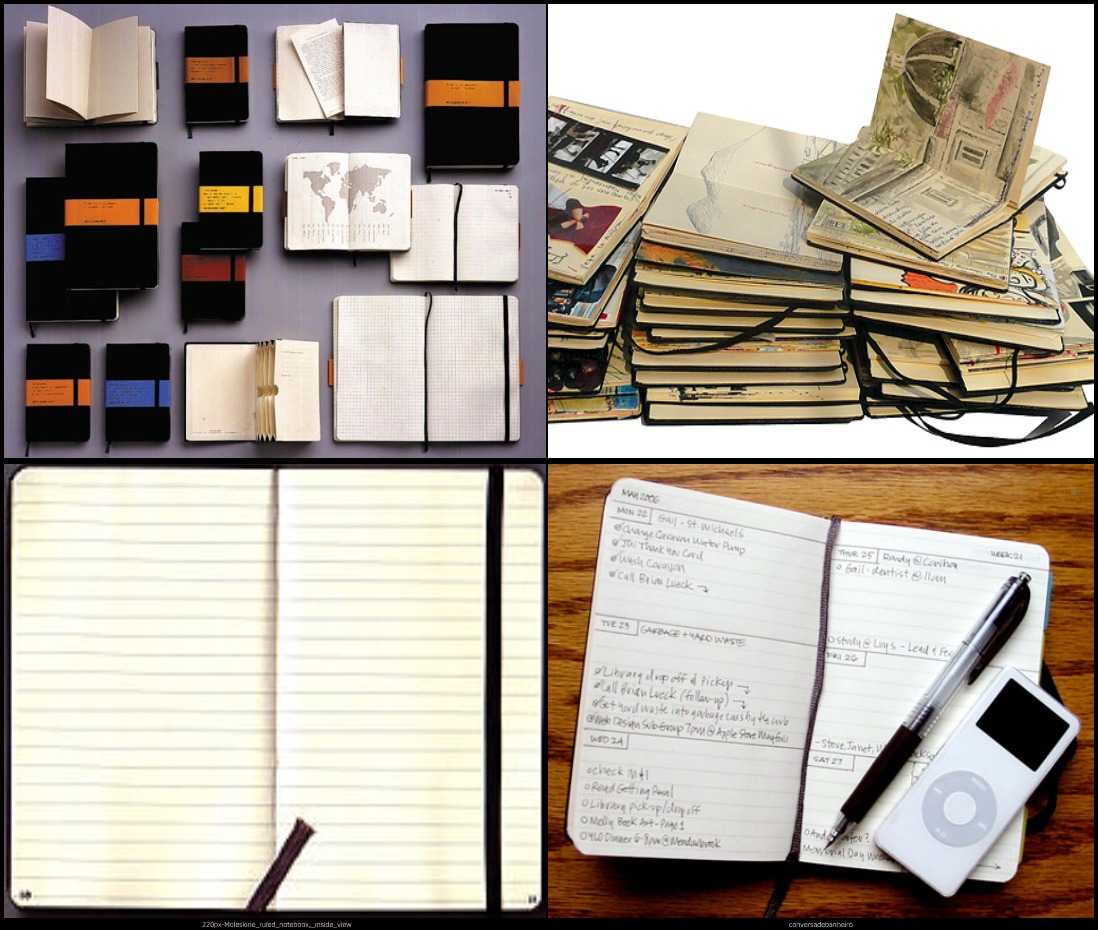Conversa de Banheiro Conhecendo moleskine e onde comprar