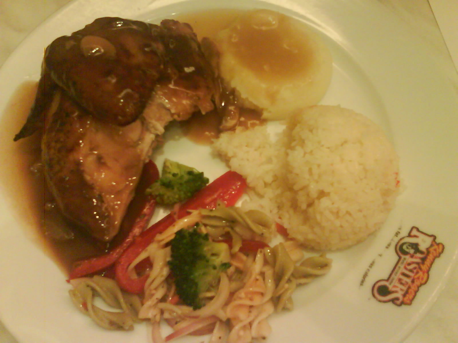 Kenny Rogers Roasters Quarter Meal Food Scan