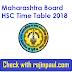HSC Time Table 2018 Maharashtra Board | Date Sheet PDF Arts, Science, Commerce