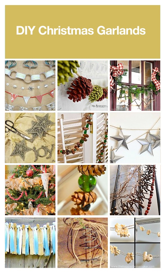 DIY Christmas garlands, curated by Leah via HomeTalk