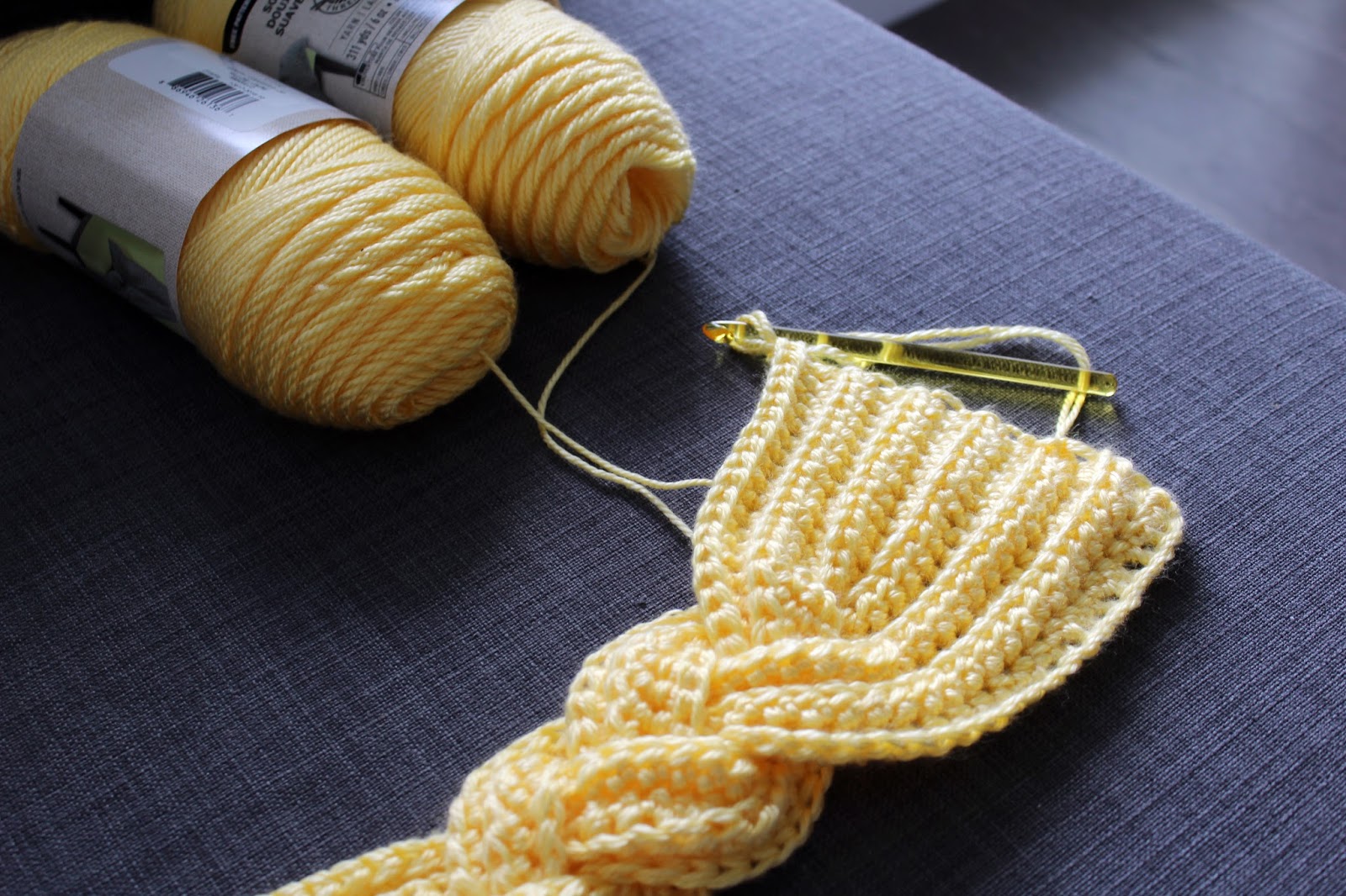 Rapunzel Braided Scarf Free Crochet Pattern