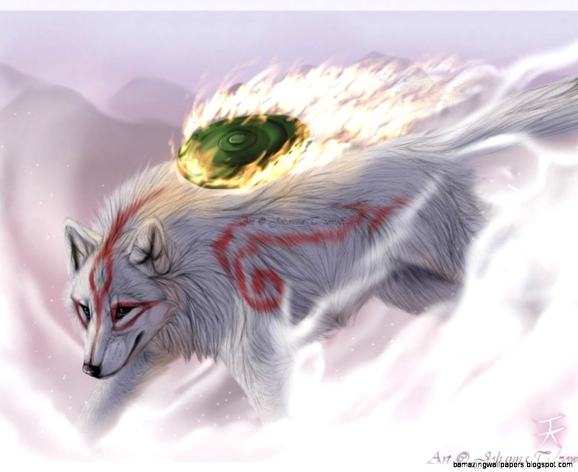 White Wolf Anime Amazing Wallpapers