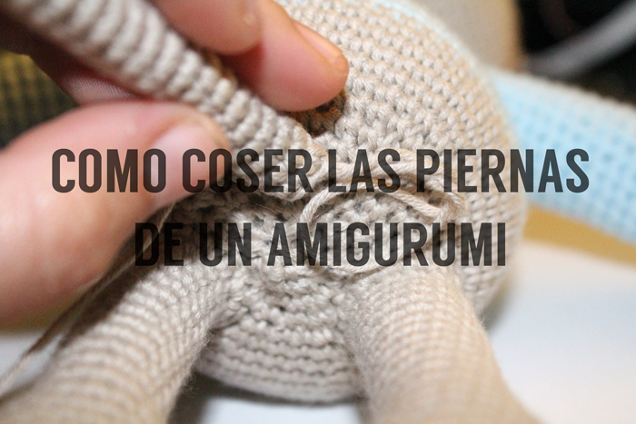 coser, piernas, amigurumi