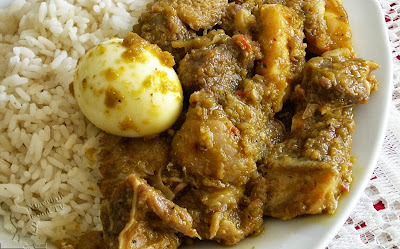 Ofada Stew ,ayamase