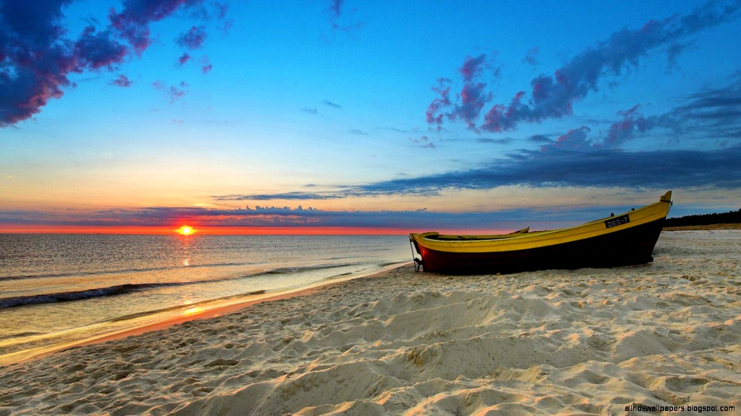 Beautiful Beach Sunset Desktop