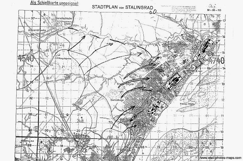 Сталинград карта города до войны