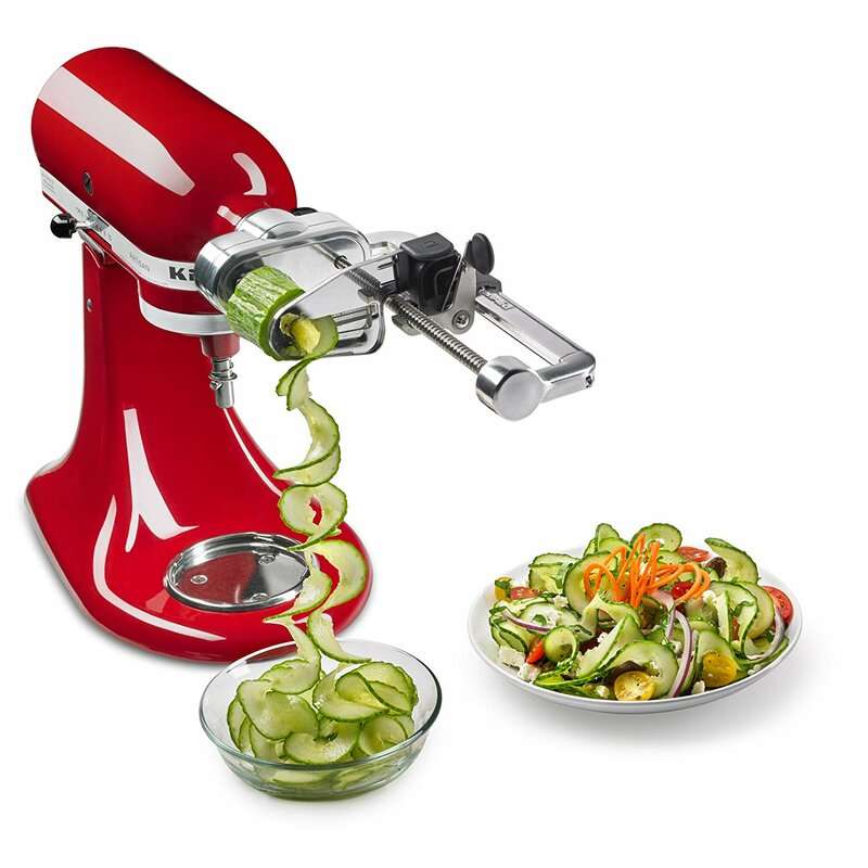 Review ﻿KitchenAid Spiralizer Accessory Blades Mixers & Attachments GHD