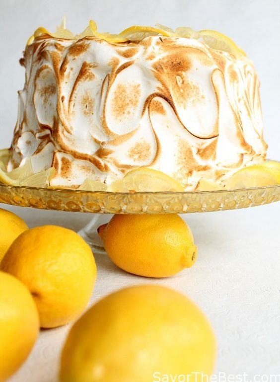 Bohemian Sunrise LEMON MERINGUE BIRTHDAY CAKE