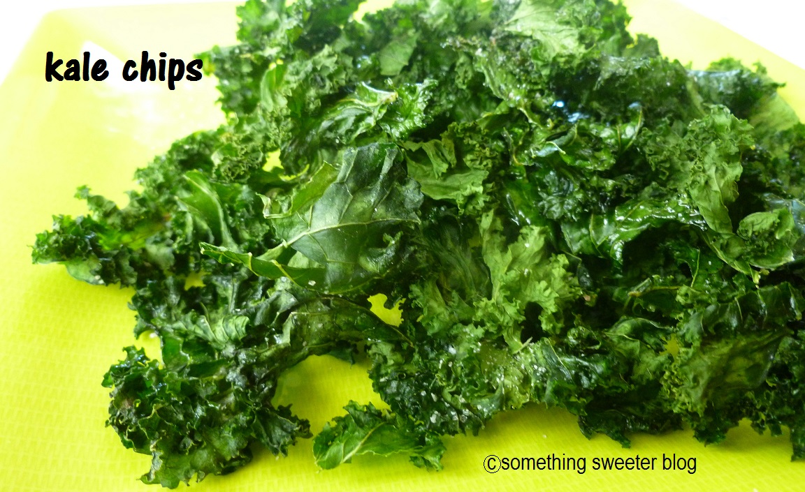 Something Sweeter allergy friendly food blog Kale Chips