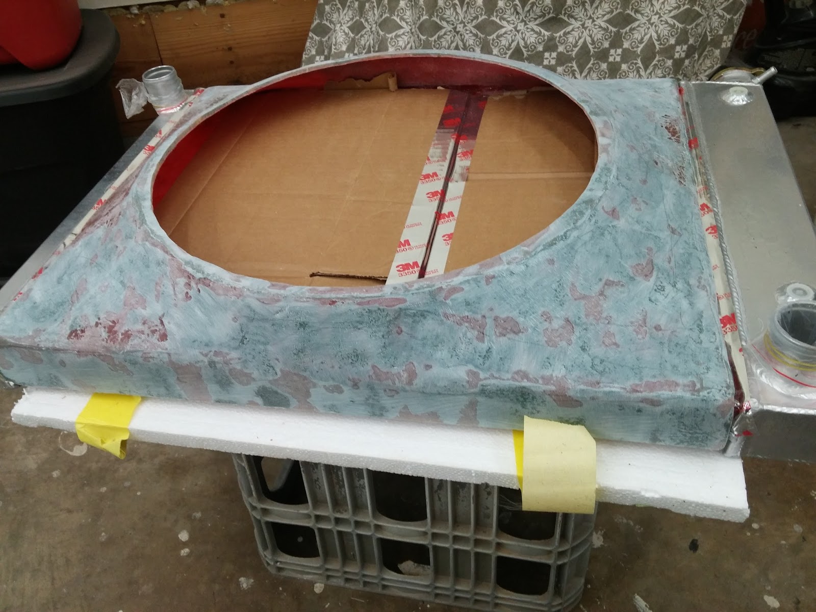 DIY Fiberglass Fan Shroud