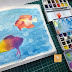 Os peixes e o gato - Aquarela #9 (The Fish and the Cat - Watercolor # 9) - VIDEO
