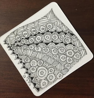 Tickled To Tangle: "It's a String Thing" #161 Tiles