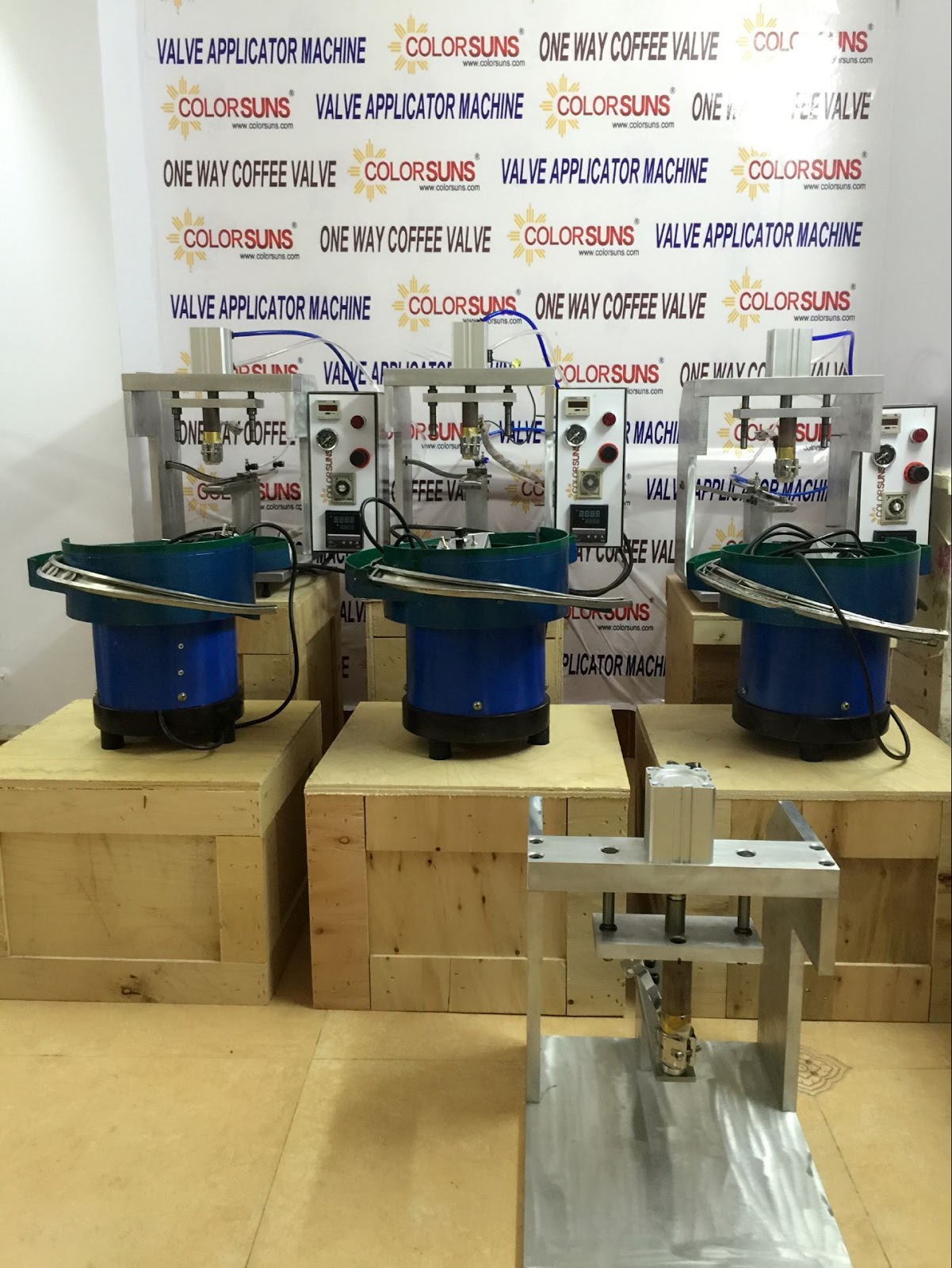 Color Suns I Coffee Valve & Coffee Bag & Valve Applicator Semi