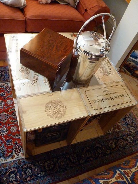 Wine Crates And Boxes August 2018, Coffee Table From Wine Boxes