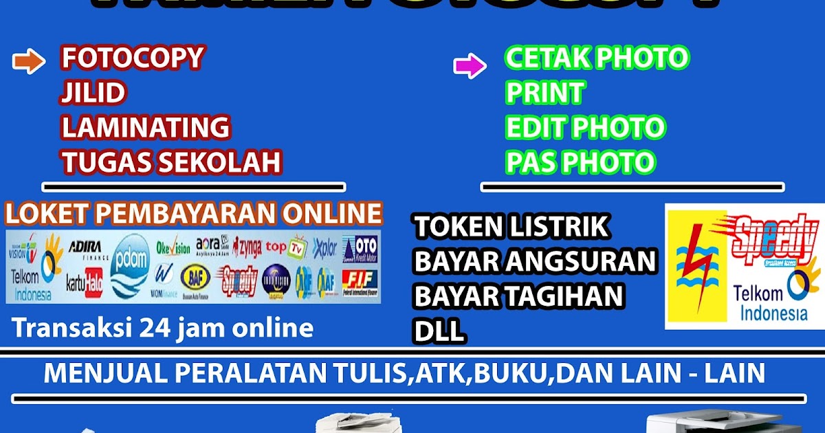 Contoh Banner Fotocopy Dan Atk Banner Aja